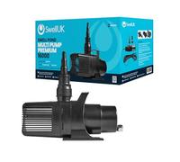 Swell UK Multi-Pump Premium 16000 | Multi-Purpose Black Plastic Pump | Garden Pond Pump | 3 Year Guarantee