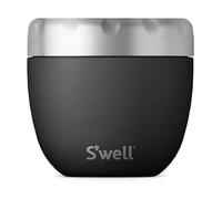 S'well 12820-B19-42810EU S’Well Onyx Eats 2-in-1 Food Bowl, Stainless Steel, 21.5 Ounces, Black