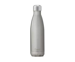 S'well Vacuum insulated Stainless Steel Water Bottle, 500mL, Silver Lining