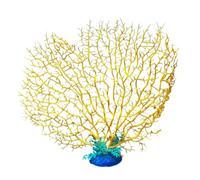 Swell Yellow Coral Branch Artificial Decor Aquarium Décor