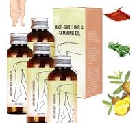 Swellclear Massage Oil for Legs, Anti Cellulite Oil for Leg Massag, Ginger Oils Reduce Leg Swelling Naturally - Feel Relief in Every Step, for Women and Men (#4pcs)