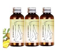 Swellclear Massage Oil for Legs, Ginger Essential Oil Massage, Swell Clear Lymphatic Drainage, Reduce Leg Swelling, Fast-Absorbing and Non-Greasy, Suitable for All Skins (3Pcs)
