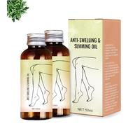 Swellclear Massage Oil for Legs,Natural Lymphatic Drainage Oil for Swelling Relief, Fast-Absorbing, Non-Greasy, Relieves Heavy, Tired Legs, Skin-Safe Formula for Men and Women (2)