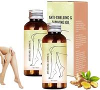 Swellclear Massage Oil for Legs, Swell Clear Body Firming Massage Oil, Reduce Leg Swelling Naturally for Women and Men, Non-Greasy, Fast-Absorbing, Suitable for All Skin Types (2PC)