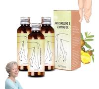 Swellclear Massage Oil for Legs, Swell Clear Lymphatic Drainage Massage Oil, Reduce Leg Swelling Naturally for Women and Men, Natural, Non-Greasy for All Skin Leg and Body Massage (3)