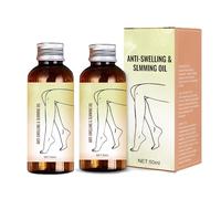 Swellclear Massage Oil for Legs, Swell Clear Lymphatic Drainage Massage Oil, Reduce Leg Swelling Naturally, Skin-Friendly, Refreshing and Comfortable, Relax Your Body (2pcs)