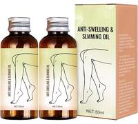 Swellclear Massage Oil for Legs, SwellClear Lymphatic Drainage Massage Oil, Natural Essential Oil for Women and Men, Reduce Leg Swelling Naturally (2)