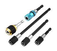 SWELTY 5 Pcs Drill Bit Adapter - 1/4" Hexagonal Tree Connector Quick Release Practical Tool for Garage Self-Industrial Industrial Repair