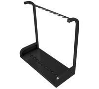 SWENEEN Floor-Standing Billiard Cue Rack With 11 Holes, Iron Pool Stick Storage Holder For Billiard Room, Bar, Club, Office, And Gym,Black