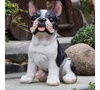 SWENEEN Garden Figurines, Shapi/Pharaoh Dog Statue, Little Animal Memorial Ornaments, Resin Sculpture Waterproof, Decorated in Outdoor Home Courtyard Grass,Pharaoh Dog