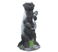 SWENEEN Garden Ornaments Outdoor Decor - Honey Badger Resin Statues Decor for Lawn Yard Indoor Outdoor Decoration Sculpture, Birthday Gifts