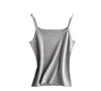 SWEPER Women'S Sleeveless Vest - Cashmere Suspender Knitted Camisole Cashmere Inner And Outer Wearing Solid Color Inner Top,Style A,S