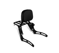 SWESGI Motorcycle Passenger Backrest Sissy Bar with Luggage Rack for Kawasaki Vulcan 900 VN900 Classic Custom 1996-2023 (Black)