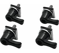 SWESGI Saddlebag Mounting Hardware Theft Deterrent System Lock Fastener Bolt Nut for Harley Davidson Touring Road King Street Glide Electra Glide Road Glide 92-2024(Gloss Black)