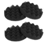 Swess 4Pack Foam Filter Pads, FX4 Filter Media Compatible with Fluval FX4/FX5/FX6 Canister Foam & FX6 Carbon Filter Pads Replacement, Aquarium Filter Acc