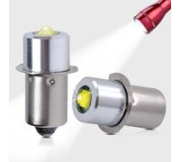 Swess Light Led Conversion Kit for MagLite Bulb 3-16 Cell C/D Flashlights Torch, 3W DC 4-24V LED Flashlight Bulbs for Maglite LED Conversion Bulbs (2 Pack)