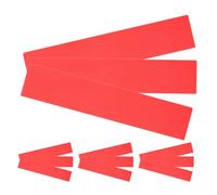 SWETRACE 12pcs Red Flat Rectangular Tennis Court Line Markers Boundary Spot Markers Sports Ground Field Marking Mats for Outdoor Football Basketball Training