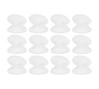 SWETRACE 12pcs Silicone Lip Brush Covers Makeup Anti-lost Reusable Space-saving Brush Protectors for Traveling and Outdoor Use
