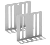 SWETRACE 2pcs Car Audio Mounting Kit Iron Brackets for Car Stereo System and CD Player with Universal Compatibility and Stable Reliable Installation Silver