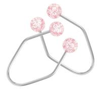 SWETRACE 2pcs Facial Dimple Maker Clips for Cheeks, Easy to Use Stainless Steel Dimples Trainer with Artificial Pearl, Enhance Facial Appearance for Home and Travel Use