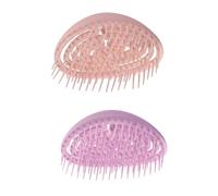 SWETRACE 2pcs Hair Combs Massage Combs Abs Material Assorted Color Scalp Massage Promote Natural Hair Growth