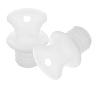 SWETRACE 2pcs Hot Water Bottle Stopper Small Replacement Plugs with Thread Seal Plastic Leakproof Caps Compatible with Standard Hot Water Bags for Secure Closure
