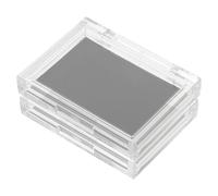 SWETRACE 2pcs Magnetic Eyeshadow Palette Organizer Compact Makeup Case for Blush and Eyeshadow Storage with Cover for Professional Cosmetic Use