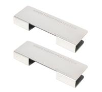 SWETRACE 2pcs Metal Drum Hoop Protector Clips Anti-slip Secure Grip for Drum Kit Accessories, Practice Pads for Drummers, for Studio Recordings Live Performances
