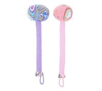 SWETRACE 2pcs Portable Handheld Wormwood Massage Hammer Manual Massager for Back Shoulder Foot Relief Lightweight in Pink and Purple for Home Travel Use