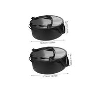 SWETRACE 2pcs round Fruit and Flower Boxes with Long Handle, Black Plastic Heart-shaped and Large Small Packaging Boxes for Valentine’s Day, Anniversaries, Birthdays, Wedding Party Favors