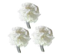 SWETRACE 3pcs Red Bath Mesh Poufs Deep Clean Shower Body Scrubber Easy to Hold Bath Sponge Suitable for Bathroom Use