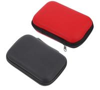 SWETRACE 4pcs Guitar Pick Holder Case with Zipper Mesh Pocket and Smooth Surface Eva Material Storage Box for Guitar Picks Suitable for Music Party and School