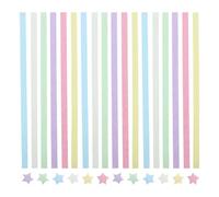 SWETRACE 540pcs Star Origami Paper Strips for Creative Crafting and Handmade Cards, Double-Sided Colorful Paper with Pastel Gradient Shades, for Parent Activities and Therapeutic Benefits
