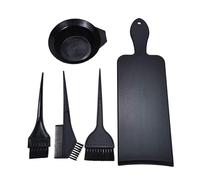 SWETRACE 5PCS Hair Dye Set Hair Coloring Board Mixing Bowl and Brushes Kit Reusable Hard Plastic Hairdressing Tools for Salon Home DIY Accessories