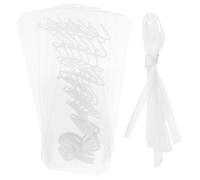 SWETRACE 6pcs Acrylic Reserved Chair Signs with Unique Rectangular Design for Weddings and Parties, Easy Removal Hanging Wedding Reserved Signs with Visual Appeal