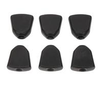 SWETRACE 6pcs Black Classic Style Acrylic Electric Guitar Tuning Pegs Set with Head Knobs Folk Tuner Caps Guitar Accessories Compatible with Gibson Models