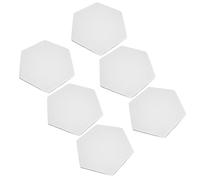 SWETRACE 6pcs Polyester Fiber Absorbing Boards Soundproof Cover Reducing Sound Reflection Self-adhesive Acoustic Mats for Auditorium and Gyms