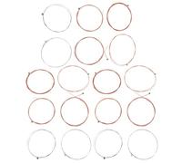 SWETRACE Acoustic Guitar Strings Pack Multi-set 3 Sets Stainless Steel Wire High Stability Folk Music Replacement Strings for Beginners and Performers