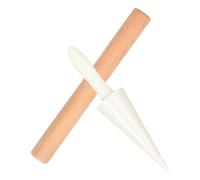 SWETRACE Baking Mold DIY Egg Roll Molds Wood Rollers for Baking Roller for Making Cone Shaper and Egg Roll Maker Non Stick Coating