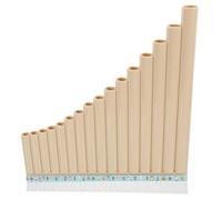 SWETRACE Beginner Pan Flute C Key Resin Musical Instrument for School Use Portable White Panpipes to Develop Rhythm and Coordination Skills