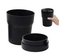 SWETRACE Black Abs Auto Cup Holder Car Storage Pocket with Space-saving Organizer Feature to Keep Car Tidy for Vehicle Cup Storage and Coin Holder