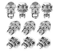 SWETRACE Braiding Hair Accessories 10Pcs Dreadlocks Hair Rings Beard Jewelry for Pirate Theme Men and Women Decoration