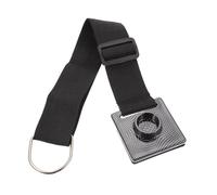 SWETRACE Cello Endpin Stopper Mat Rubber Base and Fiber Strap, Anti-slip Floor Protector for Violoncello, Portable Black Cello Endpin Holder Suitable for Orchestral Strings