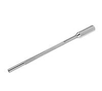 SWETRACE Double-headed Cowbell Extension Rod for Drum Kit 2pcs Silver Metal Mounting Rod for Drum Adjustable Angle Mounting Holder