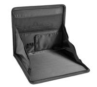 SWETRACE Foldable Car Laptop Stand with Oxford Cloth Material and Convenient Folding Feature Multi-functional Car Notebook Table for Meals and Work Black Colour