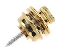 SWETRACE Golden Metal Guitar Strap Locks Replacement for Old Or Broken End Pin Prevents Electric Guitar from Falling off Suitable for Ukulele