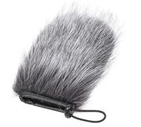 SWETRACE Microphone Wind Muff Outdoor Windproof Cover with Faux Fur Windscreen Rubber Ring for Noise Reduction Breath and Saliva Protection Easy Installation for Clear Audio Recording