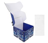 SWETRACE Money Cake Pull out Box for Birthday Parties, Reusable Paper and Pvc Birthday Prop Kit, Cake Dispenser Box for Surprising Guests with Cash