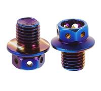 SWETRACE Motorcycle Rearview Mirror Screws for Motorcycle and Electric Vehicle Modification Sturdy 10mm 2pcs Stainless Steel Replacement Plugs with Sleek Stylish Design