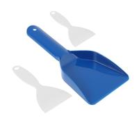 SWETRACE Plastic Ice Scraper and Snow Shovel Set 3Pcs for Freezer Defrosting and Car Snow Removal in Winter